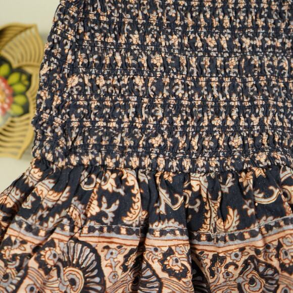 Sea New York Jasper Border Tiered Ruffle Smocked Mini Skirt Medium $225 - Picture 4 of 8